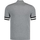 FRED PERRY Stripe Funnel Neck Ribbed Cycling Top