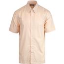 FRED PERRY S/S Vertical Stripe Mod Shirt APRICOT