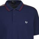 Fred Perry Retro Shoulder Insert Polo Shirt (CB)