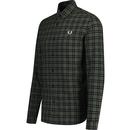 Fred Perry Mod Tartan Button Down Oxford Shirt LWG