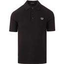 FRED PERRY Retro Mod Textured Knitted Polo Shirt B