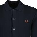 Fred Perry Button Through Textured Knitted Shirt N