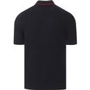 FRED PERRY Mod Tipped Knitted Polo Shirt (DC)