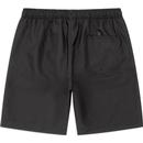 FRED PERRY Retro Textured Swim Shorts (Black) 