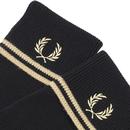FRED PERRY Retro Twin Tipped Merino Wool Gloves