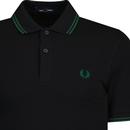 FRED PERRY M3600 Mod Twin Tipped Polo Shirt B/G
