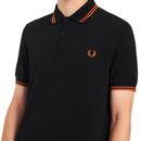 FRED PERRY M3600 Men's Twin Tipped Pique Polo B/R