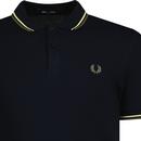FRED PERRY M3600 Twin Tipped Mod Polo Top (N/Y/G)