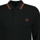 FRED PERRY M3636 Long Sleeve Twin Tipped Polo (NG)