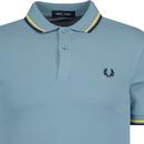 M3600 Fred Perry Mod Twin Tipped Polo Shirt B/G/N