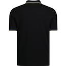 FRED PERRY M3600 Twin Tipped Mod Polo - Black/Sky