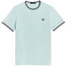 FRED PERRY M1588 Twin Tipped Tee (Brighton Blue)