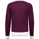 Fred Perry Contrast Tipped V-neck Merino Jumper O
