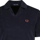 Fred Perry 80s Open Collar Towelling Polo Shirt N