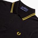 FRED PERRY M3600 Mod Twin Tipped Polo Shirt (B/Y)