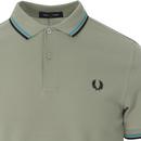 FRED PERRY M3600 Mod Twin Tipped Polo Shirt (Sage)