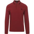 FRED PERRY Mod Twin Tipped Long Sleeve Polo (DR)