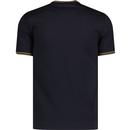 Fred Perry Twin Tipped Mod Crew Neck T-shirt Black