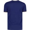 Fred Perry Twin Tipped Mod Crew Neck T-shirt Navy