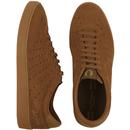 Umpire FRED PERRY Retro Suede Trainers in Ginger