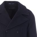 FRENCH CONNECTION Mod Melton Wool Peacoat (MB)