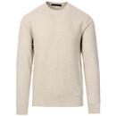 FRENCH CONNECTION Mens Flatback Rib Crew Sweater D