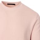 FRENCH CONNECTION Mens Flatback Rib Crew Sweater