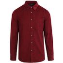 FRENCH CONNECTION Men's Retro Mod Cord Shirt (RR)