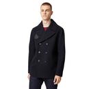 FRENCH CONNECTION Classic 60s Mod Reefer Peacoat
