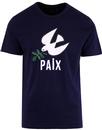 FRENCH CONNECTION Retro White Dove Peace Tee