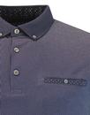 FRENCH CONNECTION Retro Mod Classic Ditsy Dot Polo