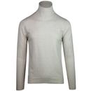 FRENCH CONNECTION 60s Mod Roll Neck Jumper (Fog)