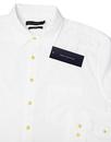 FRENCH CONNECTION Mod Pique Shirting Polo Top (W)