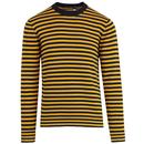FRENCH CONNECTION 60s Mod Knit Stripe Jumper (Y/N)