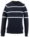 FRENCH CONNECTION Mod Ottoman Knit Stripe Jumper