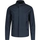 french connection mens mod retro lightweight zip harrington jacket navy