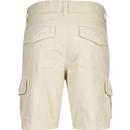 French Connection Men's Ripstop Cargo Shorts Stone