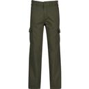 french connection mens slim fit ripstop cargo trousers olive green