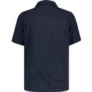 French Connection Border Chainstitch Revere Shirt
