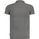 French Connection Cube Trophy Skipper Neck Polo M