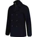 French Connection Double Breasted Layered Pea Coat