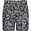 french connection mens fistral abstract print swim shorts black onyx