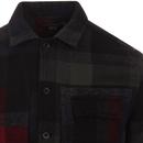 FRENCH CONNECTION Retro Dotted Flannel Check Shirt