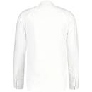French Connection Retro Plain Grandad Shirt White