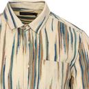 FRENCH CONNECTION Retro 70s Handloom Dobby Shirt