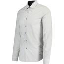 French Connection Retro Monochrome AOP Shirt W/B