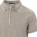 FRENCH CONNECTION Mod Concealed Placket Pique Polo