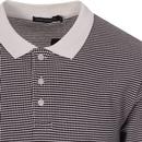 FRENCH CONNECTION Mod Micro Popcorn Stripe Polo 