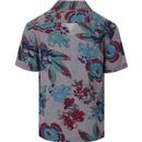 FRENCH CONNECTION Reactive Chambray Floral Shirt