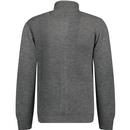 French Connection Rib Knitted Jacket Mid Grey